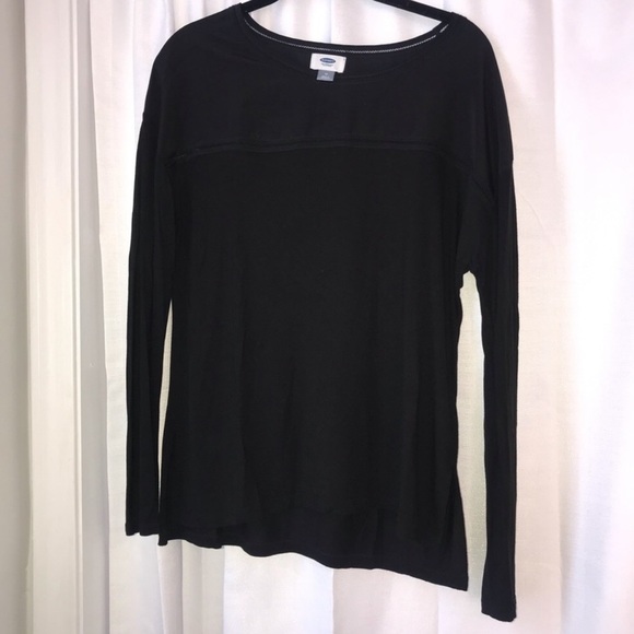Old Navy Black Long Sleeve Top - Picture 3 of 8